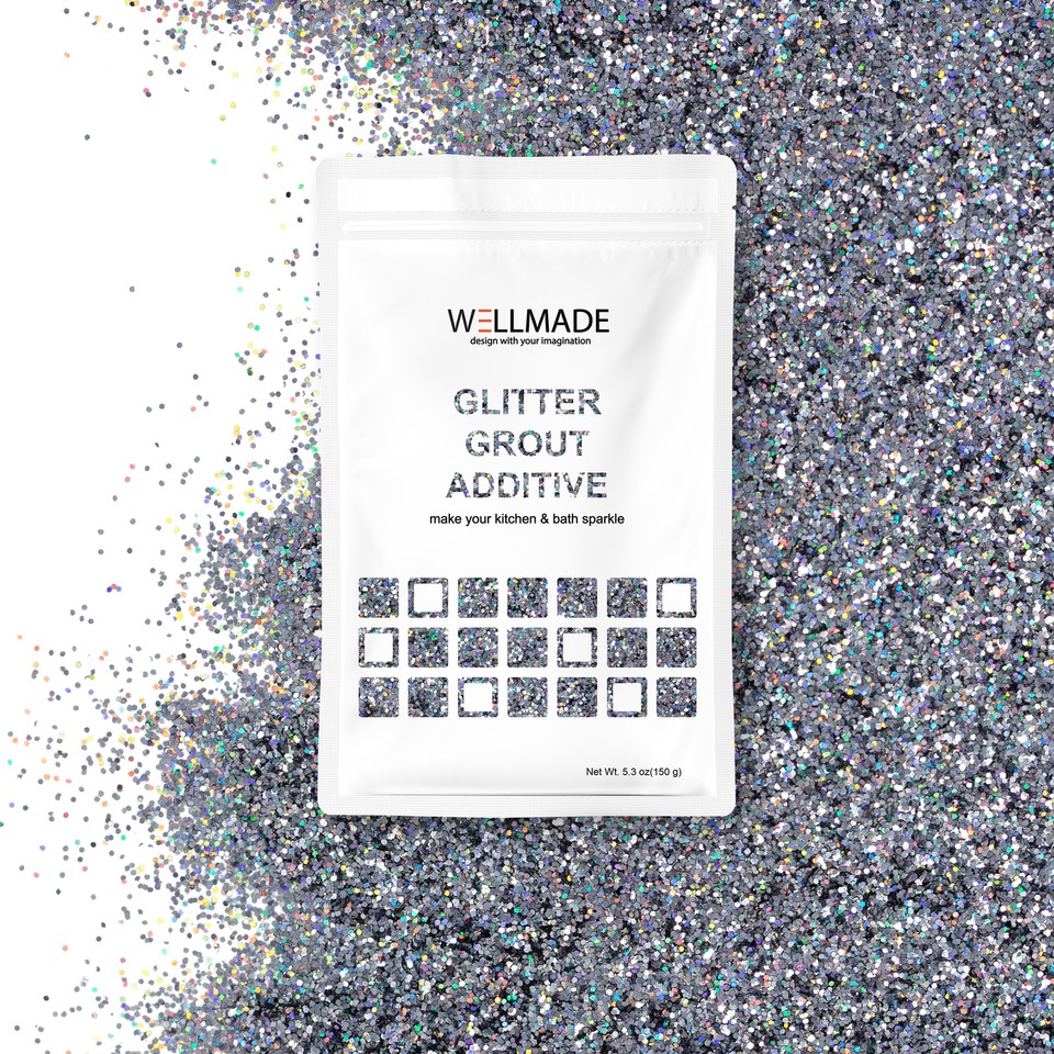 Wellmade Glitter Grout Additives For Wall Floor Tile Mosaic 5.3o/150g