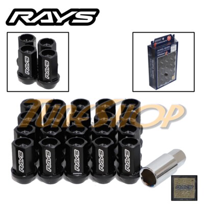 20 écrous De Roue RAYS VOLK RACING Authentiques - Filetage 12x1.25 Mm - Couleur Multicolore - Neuf