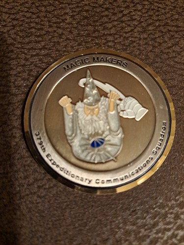 379th Expeditionary Communications Squadron Magic Makers Challenge Coin - Bild 8 von 12
