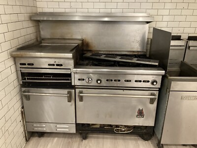 commercial stove with flat top