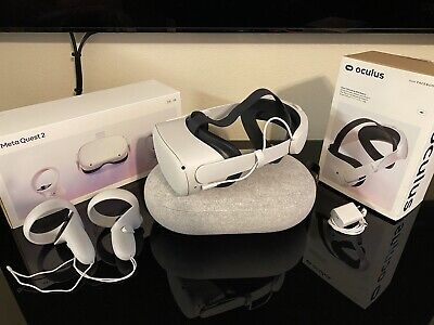 Meta Oculus Quest 2 256GB VR Headset + Elite Strap W/battery +