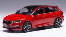 Vehicle Model 1:43 Scale Ixo SKODA SCALA 2019 Red Diecast Road Vehicles