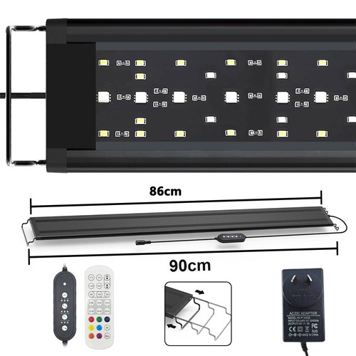 90-110CM Aquarium Fish Tank Bar LED Light Over-Head Full Spectrum Lighting Lamp - Picture 8 of 12