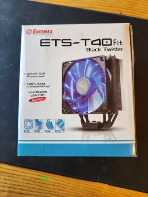 Enermax ETS-T40F-BK Black Twister CPU Cooler  New Open Box     001