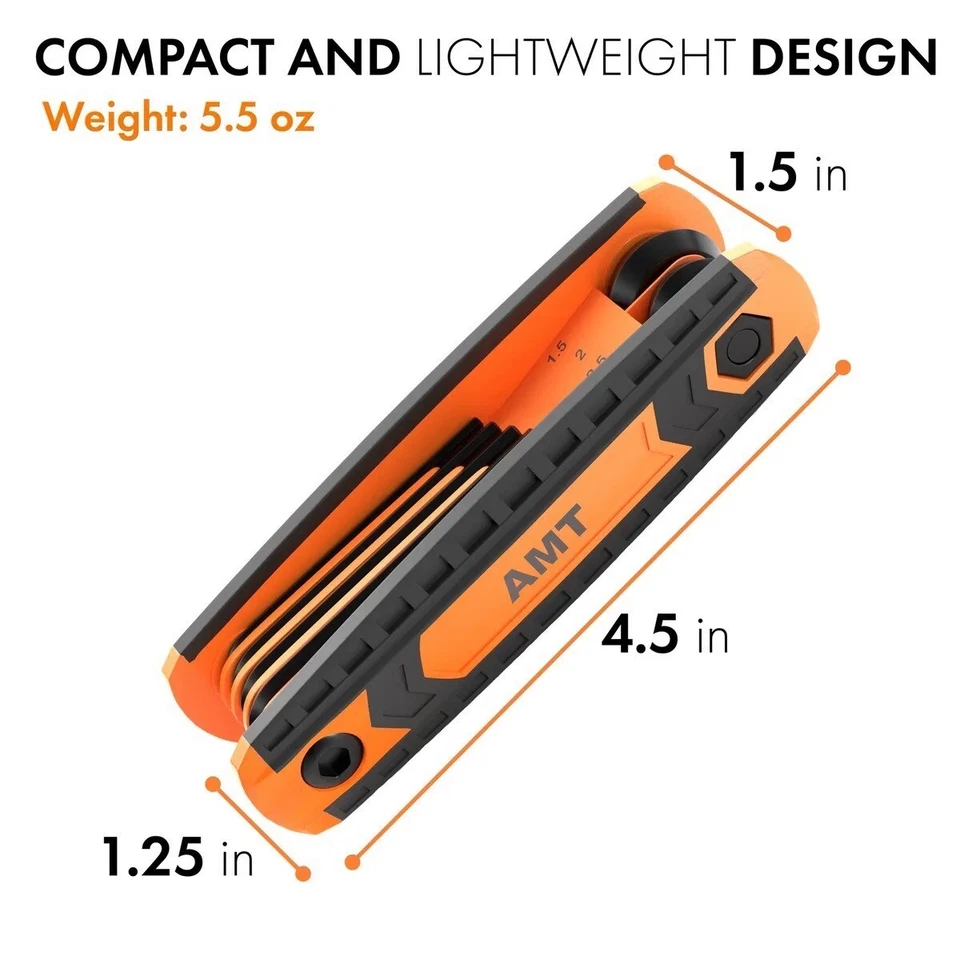 25pc Folding Allen and Torx Wrench Set | Metric, SAE Hex Key Sets and Star Keys - Image 3 of 4