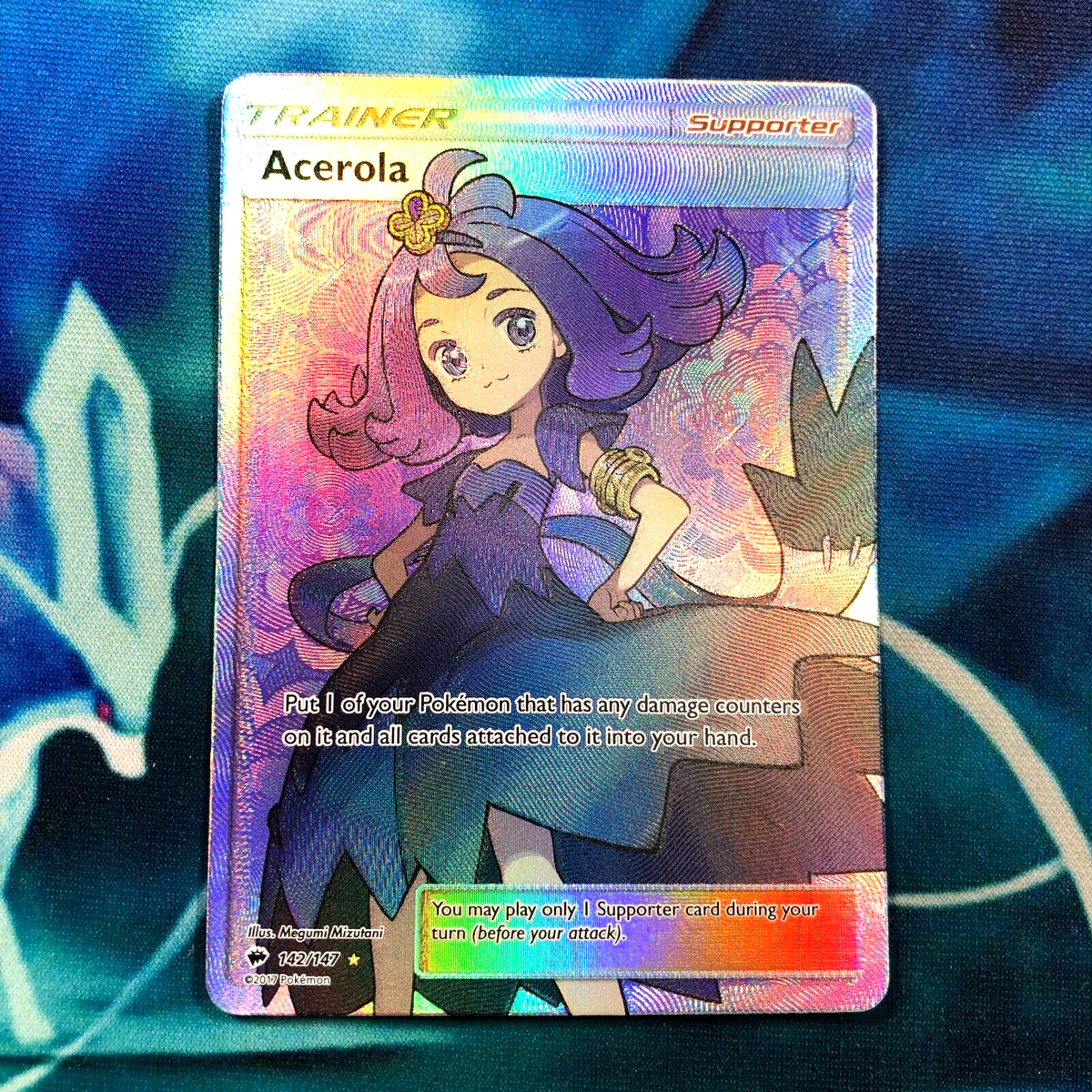 Acerola - 142/147 - Full Art Ultra Rare Burning Shadows Acerola - 142/147 - Full Art Ultra Rare Burning Shadows