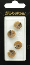 Dill Buttons ~ (0974) - 7/16" - 4 ct