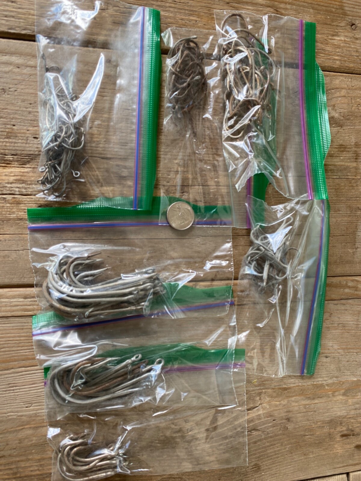 Vintage Surf Fishing Lures Hooks Weights Tackle Lot Outer Banks Plano