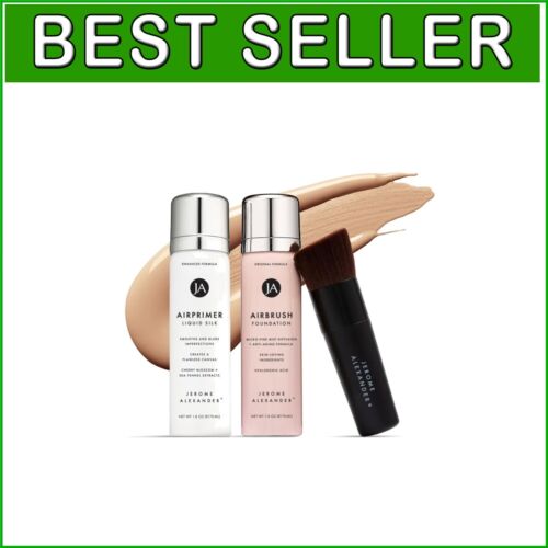 Flawless Finish MagicMinerals Airbrush Makeup Set - Primer, Foundation, Brushes