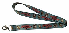 Mighty Mouse Cartoon Character And Name ID Holder Lanyard Keychain