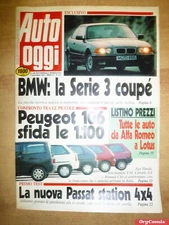 Auto Oggi - Year VI (6) - N.257(7 Novembre 1991) BMW Serie 3 Coupe' - Magazine