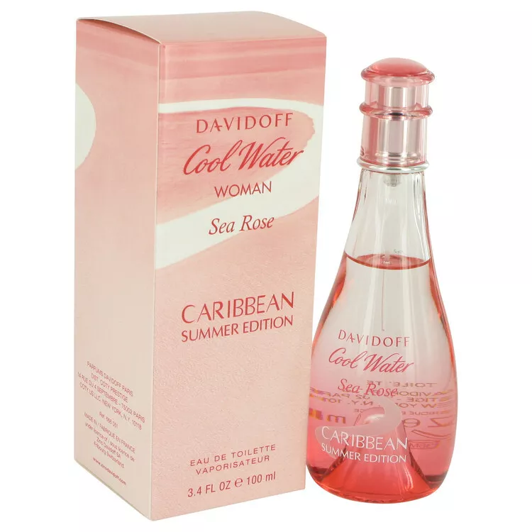 Davidoff Cool Water Sea Rose Caribbean Summer 3.4oz 100ml EDT Spray