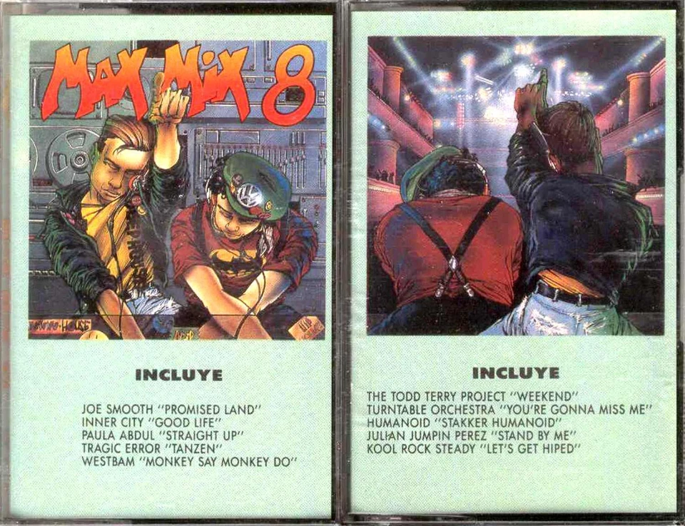 CASx2 - MAX MIX 8 - VARIOUS MIXED BY: J.Mª CASTELLS & T. PERET (FACTORY SEALED)