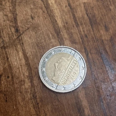 Pièce de 2 euro, 2014 Luxembourg. Très rare. - Photo 1/2