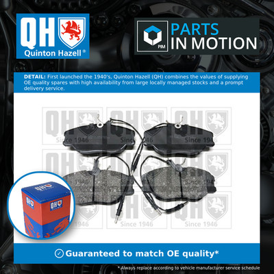 Brake Pads Set fits CITROEN DISPATCH 1.9D Front 95 to 06 QH 425109 425110 New