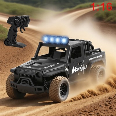 1:16 RC Monster Truck Ferngesteuertes Auto 2.4G 2WD Off-road Crawler Jeep Buggy 