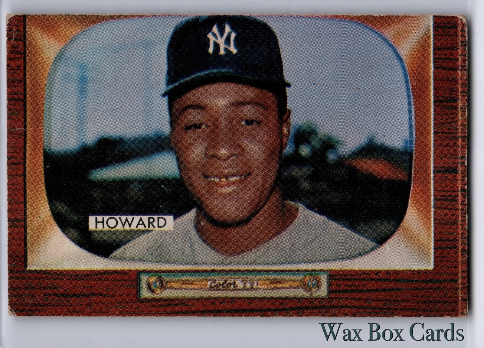 1955 Bowman #68 Elston Howard G (crease) SET BREAK