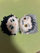 Haikyuu  Kotaro Bokuto Akaashi Keiji Plush Keychain Set Anime Manga