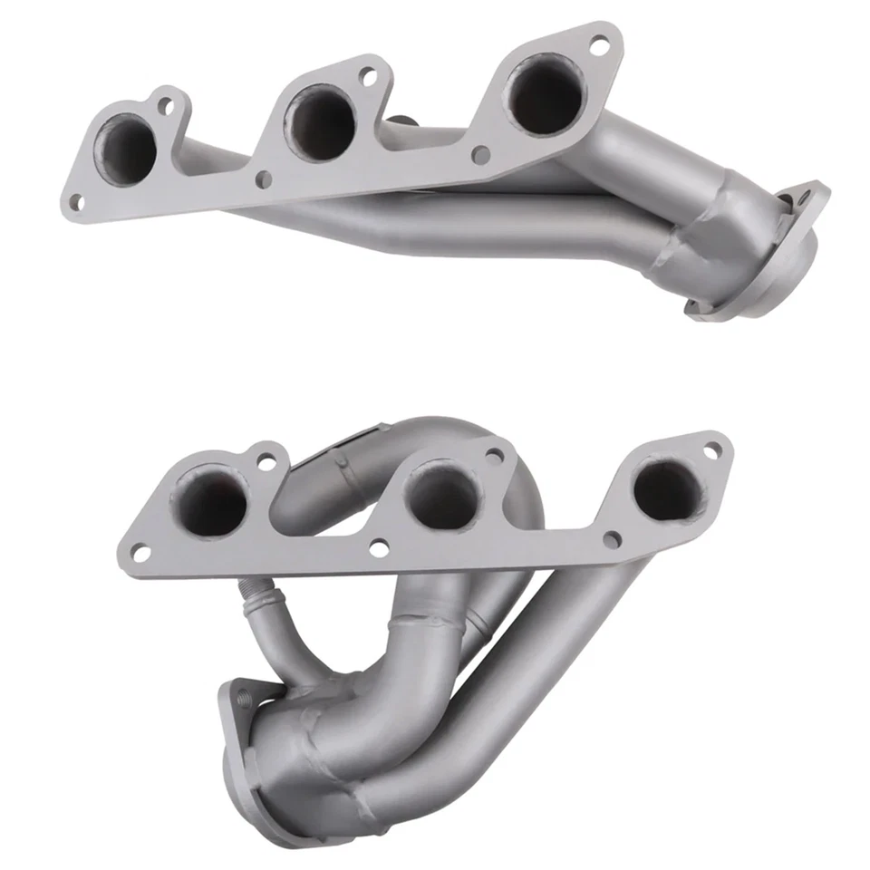 Титановые керамические короткие выхлопные коллекторы BBK 1-5/8 дюйма для 05–10 Ford Mustang 4 л V6 - Изображение 2 из 4