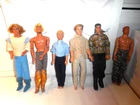 Vintage 6 DOLL LOT DISNEY JOHN SMITH PHOEBUS KEVIN BEACH GLAM KEN GI JOE TYPE