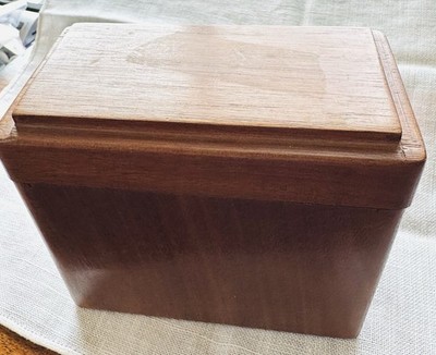 Vintage Unique Handmade Wood Cigarette Puzzle Stash Box Fold Away Folding