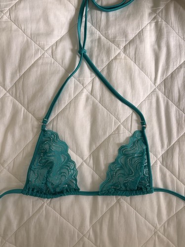 Wicked Weasel Aqua Lace Triangle Bikini Set XS