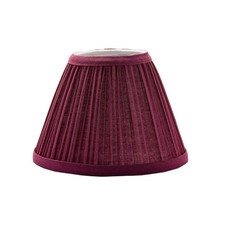 Hollowick 296BG Burgundy Fabric Candlestick Lamp Shade