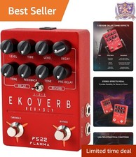 FS22 Delay & Shimmer Reverb Guitar Pedal with...