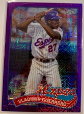 2024 Topps Series 1 - 1989 Topps Chrome Purple MOJO #22 Vladimir Guerrero /75