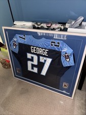 Autographed Eddie George Titans Jersey Beckett Authentic
