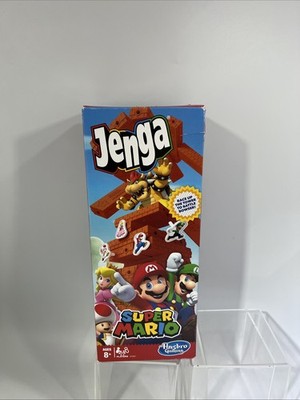 2020 Hasbro Gaming - Jenga Super Mario Edition Block Stacking Tower Game