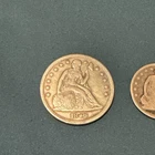 1846 Seated Liberty Dollar Coin Silver (Lot of 5)