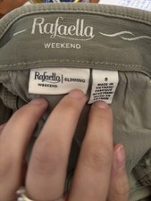 Rafaella Womens Slimming Pants w/ Pockets Sol...