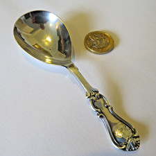 Victorian Antique Sterling  Silver Tea Caddy Spoon John West London 1837 22gms