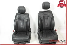 14-17 Mercedes W222 S550 Complete Front Seat Seats Cushion Assembly Black OEM