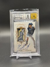 2020 Panini Flawless Baseball /5 Trent Grisham Rookie 4 Color Patch Auto Gold