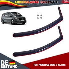 2-Tlg Windabweiser Regenabweiser Für Mercedes Vito W639 2003-2014 Rauchgetön