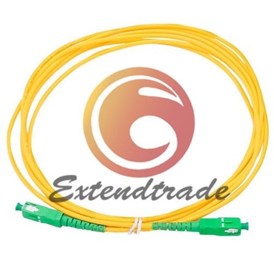 SC/APC Simplex Singlemode Fiber Optic Patch Cord Cable 3.0mm FTTH PVC Jumper 20M