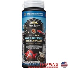 Goldfish Food Granules Shrimp Flavor Probiotics Calcium Vitamins Healthy Growth