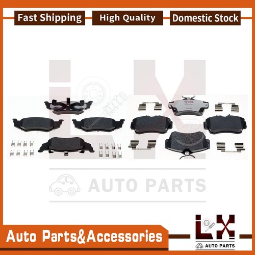 Raybestos 2 Front Rear Disc Brake Pad Set Fits 2003-2005 Dodge Neon - Picture 1 of 5