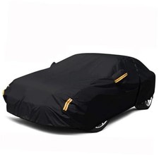 Car Cover Waterproof All Weather for Fit for Sedan Length 175-183 inch Black