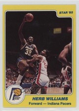 1984-85 Star Herb Williams #63 7ut