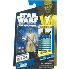 Star Wars Clone Wars 2010 Basic Figures Mace Windu Action Figure