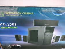 Metatech Cinama Home Theater System CS-1251 MSRP 1,699.00 w/Warranty