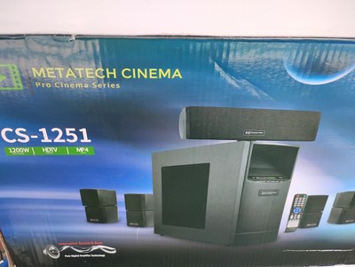 Metatech Cinama Home Theater System CS-1251 MSRP $1,699.00 w/Warranty