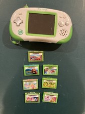 LeapFrog Leapster Explorer Game System  7 Games - Tangled, Cars, Brave, Barbie