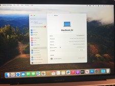 2019 Apple MacBook Air 13.3" i5 8th Gen 8GB 256GB A1932 Gold USED Read  052