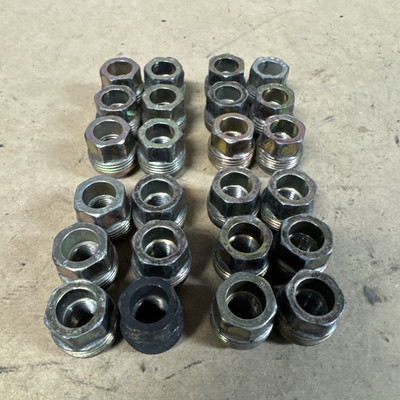 Chevy GMC GM Factory OEM Real GM Lugs 24 Piece 14x1.5 Open End Lugs Nuts