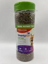 SmartyKat Catnip & Silvervine Blend for Cats & Kittens Shaker Canister 2 oz