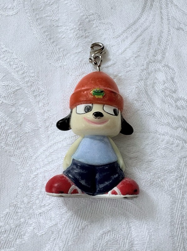 PaRappa the Rapper McDonald Japan Keychain Charm PlayStation Character Rare GUC